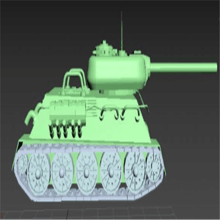 青松乡充气军用坦克模型